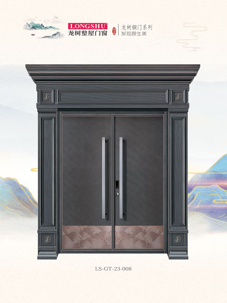 火狐艺术铜门，火狐整屋门窗，火狐纯铜门