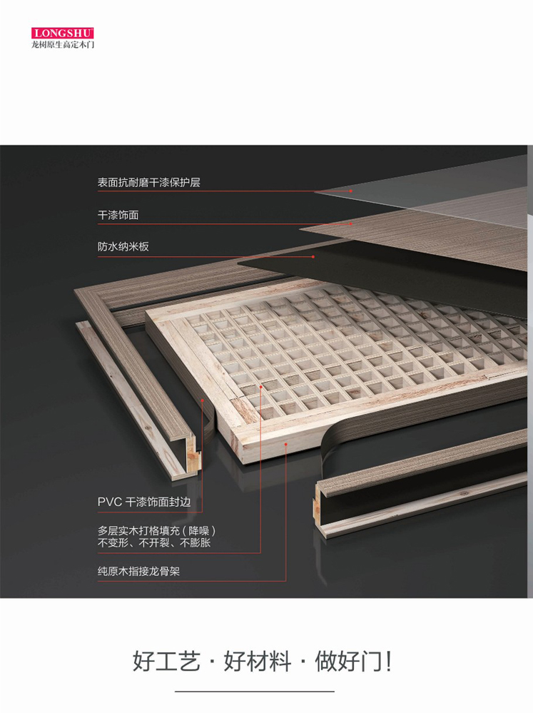 火狐干漆木门，火狐极简木门，火狐整屋门窗